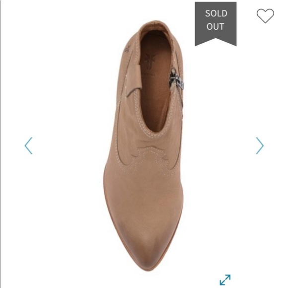 NWT Frye Reina Bootie In Ash Size 9 - Picture 9 of 12